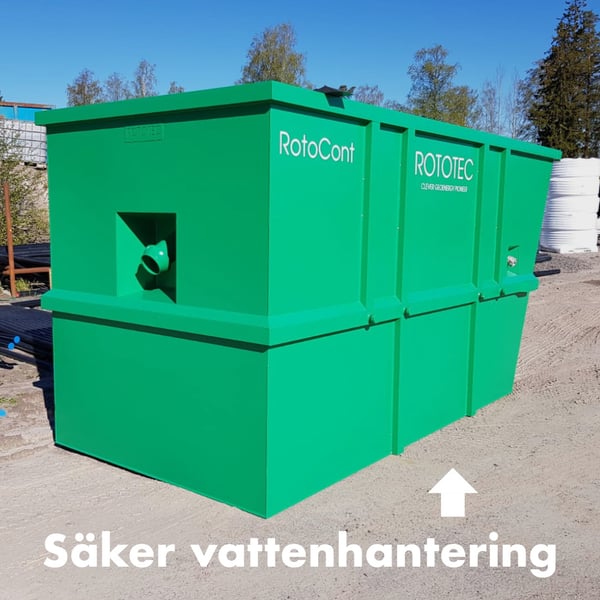Hållbarhet är i kärnan i det vi gör - Nya RotoCont separationscontainrar